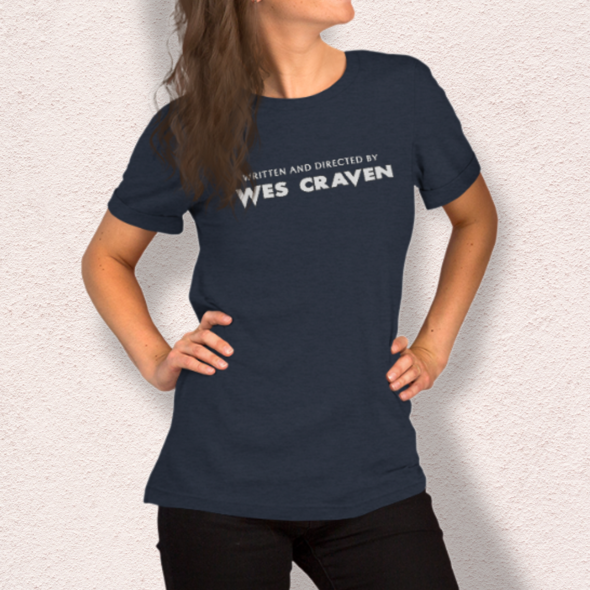 Written & Directed by Wes Craven Tee | Unisex Horror Film Lover Shirt