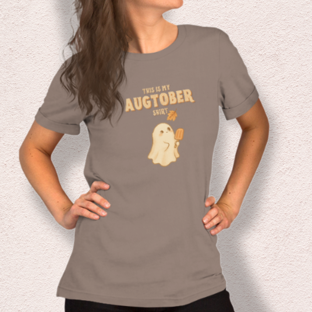 This Is My Augtober Shirt Tee | Unisex Ghost Fall Graphic Shirt