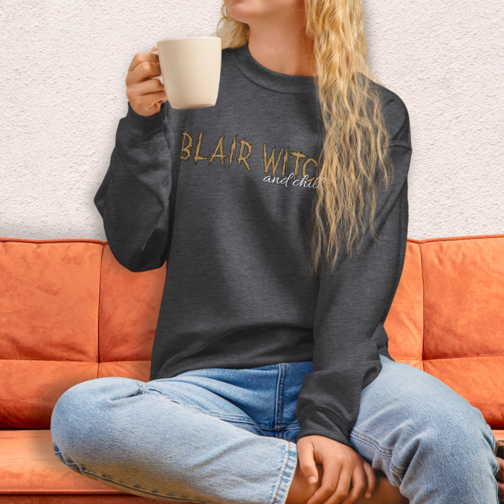 Found Footage and Chill Crewneck Sweatshirt | Cozy Horror Loungewear