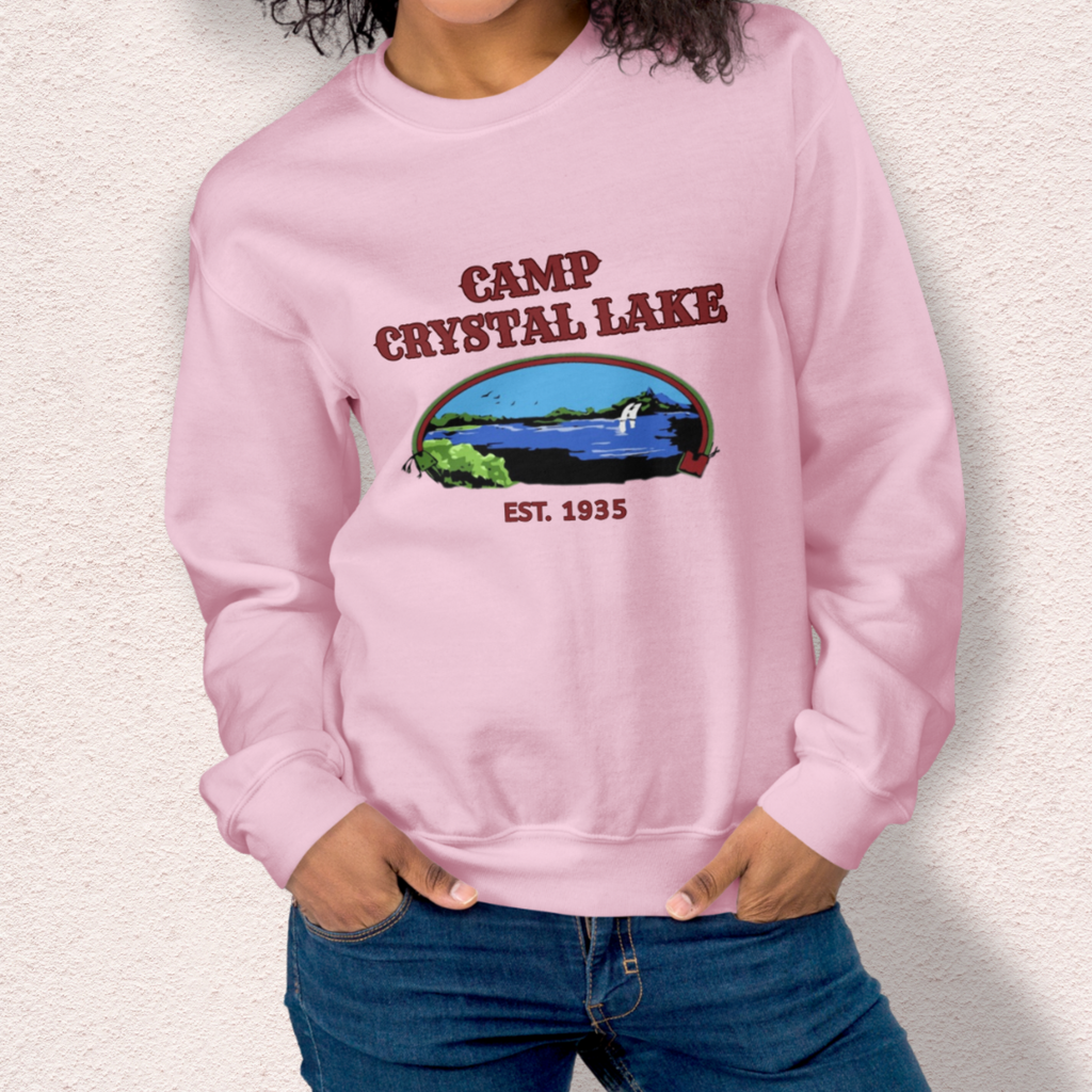 Vintage Camp Slasher Sweatshirt | Gildan Unisex Crewneck