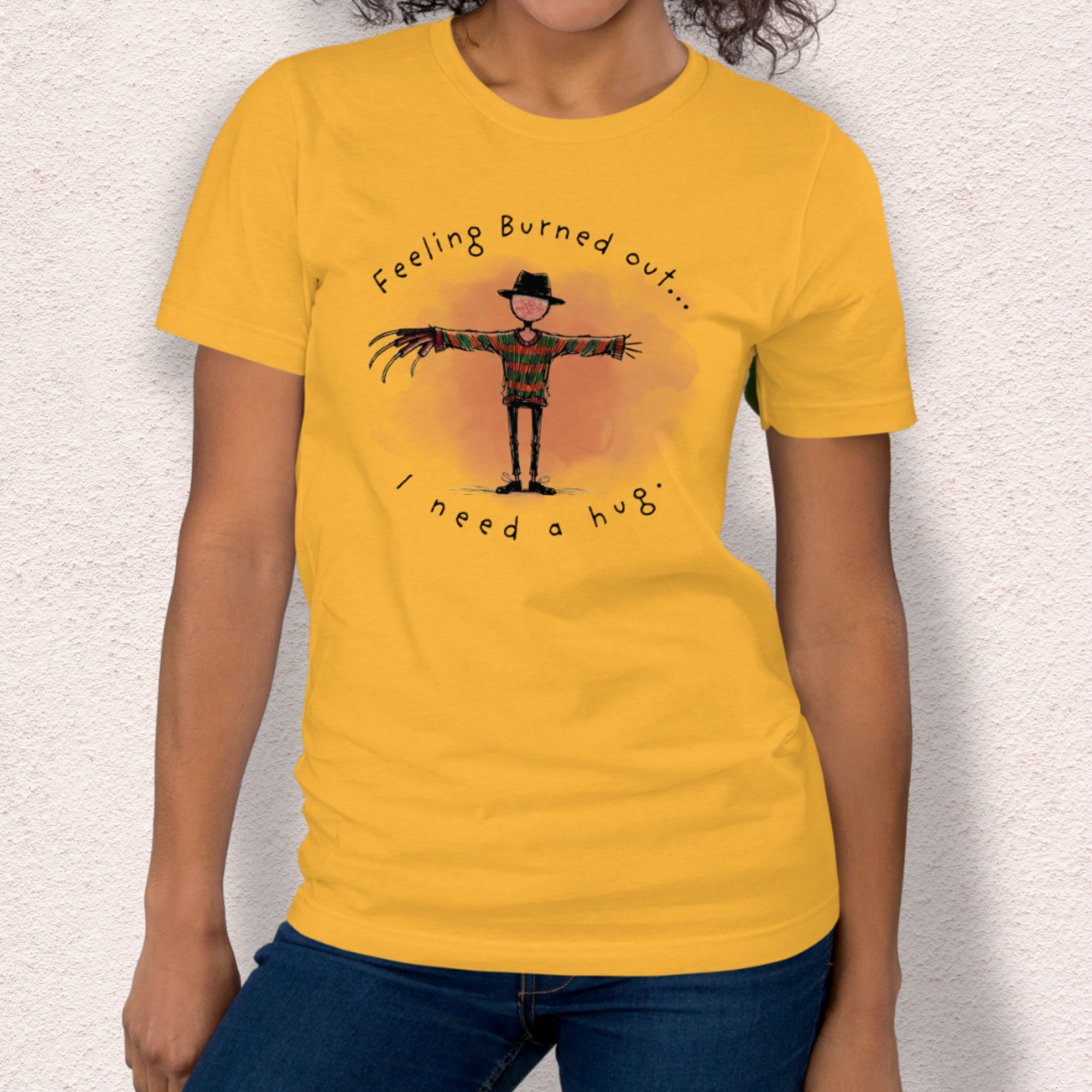 Feeling Burned Out Tee | Unisex Funny Slasher Horror Graphic Shirt