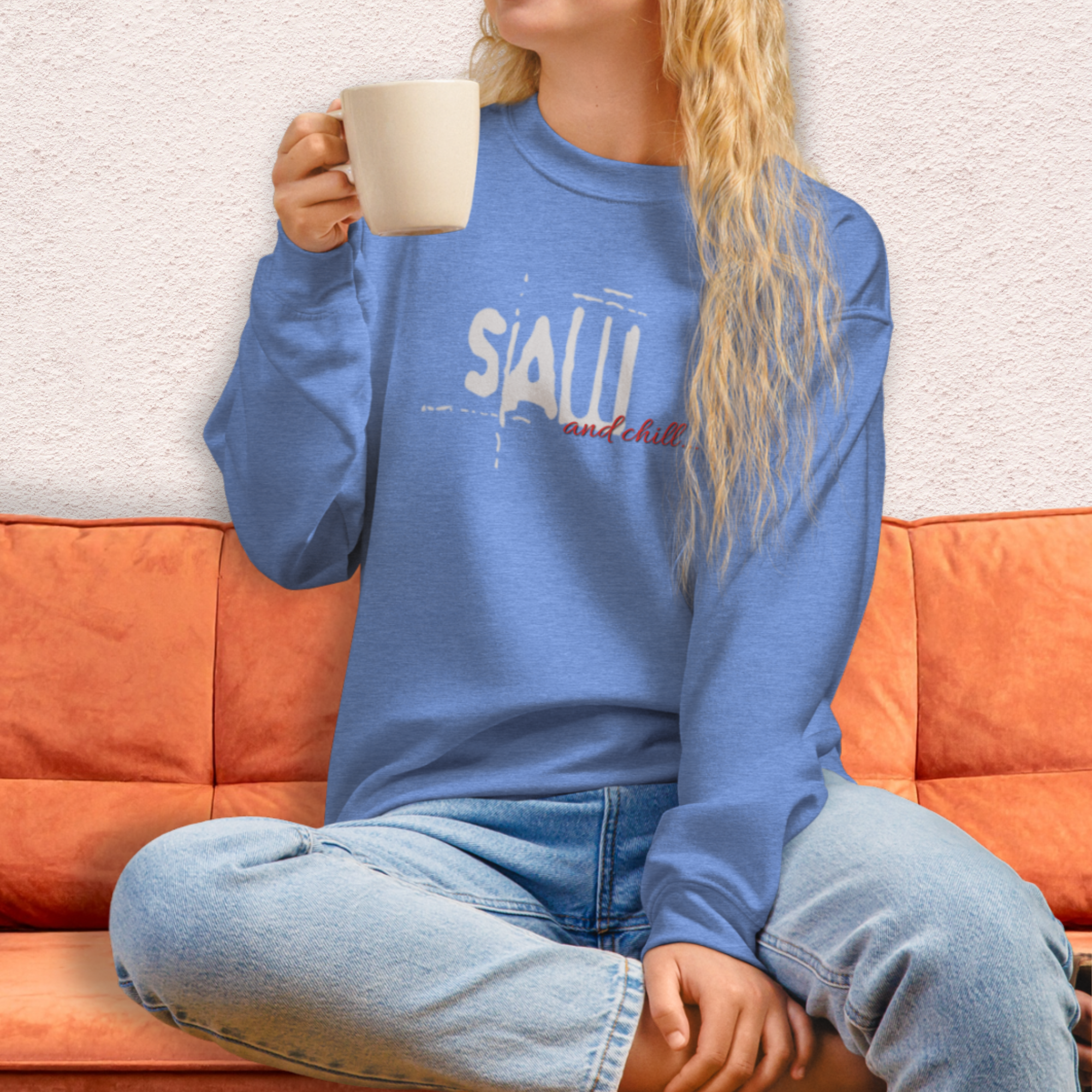 Saw & Chill Crewneck Sweatshirt | Cozy Slasher Loungewear