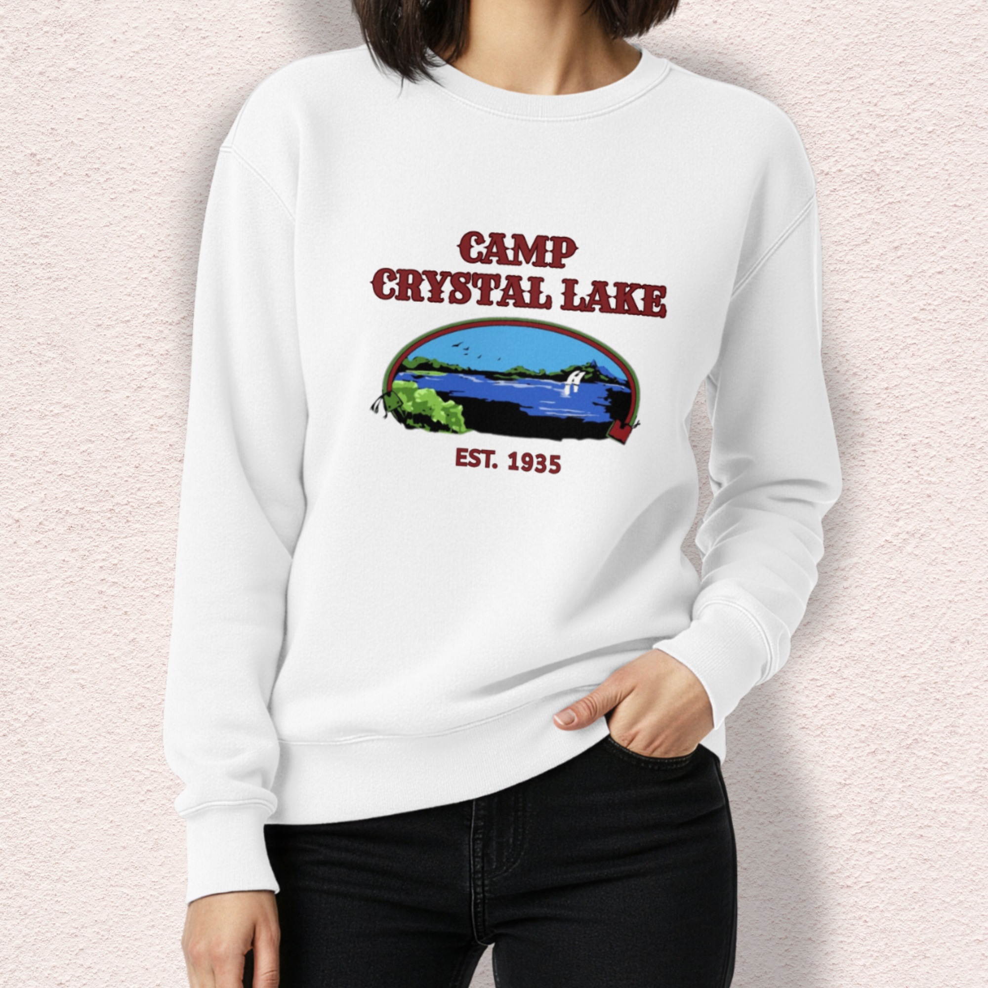 Vintage Camp Slasher Sweatshirt | Comfort Colors® Garment-Dyed Crewneck