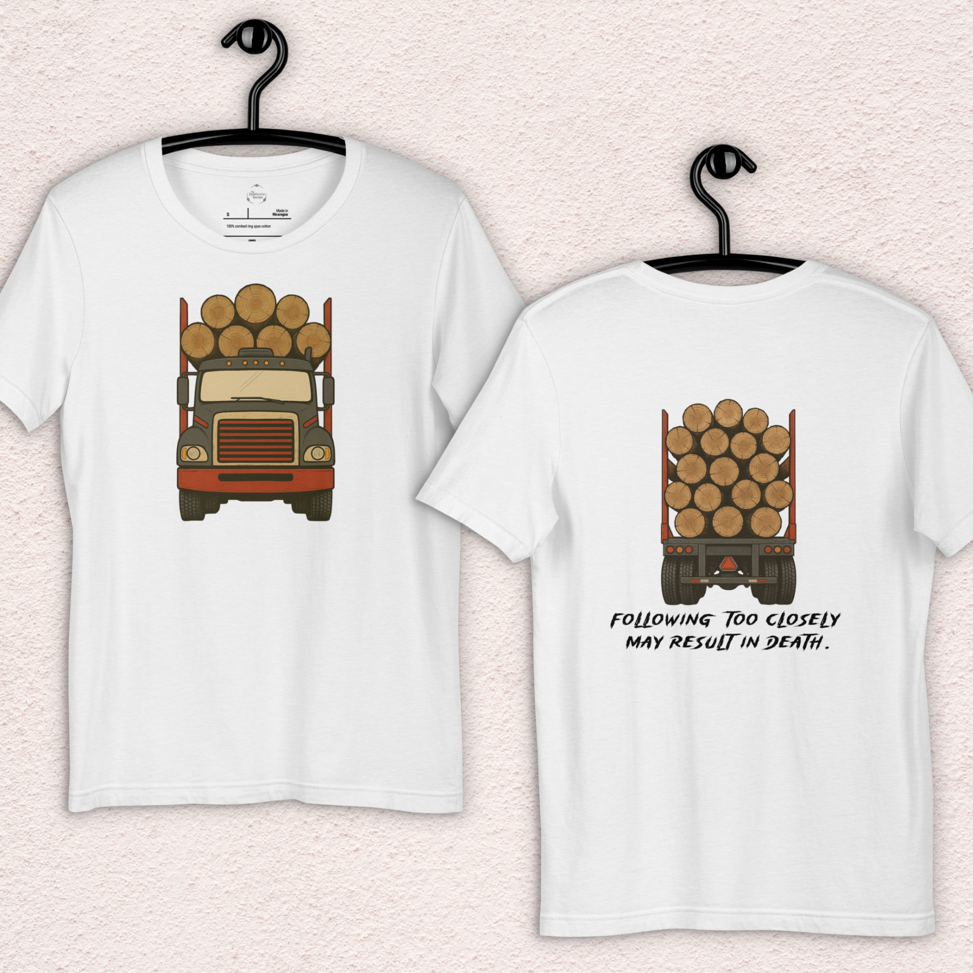 Following Too Closely Tee | Unisex Funny Horror Driving Graphic Shirt