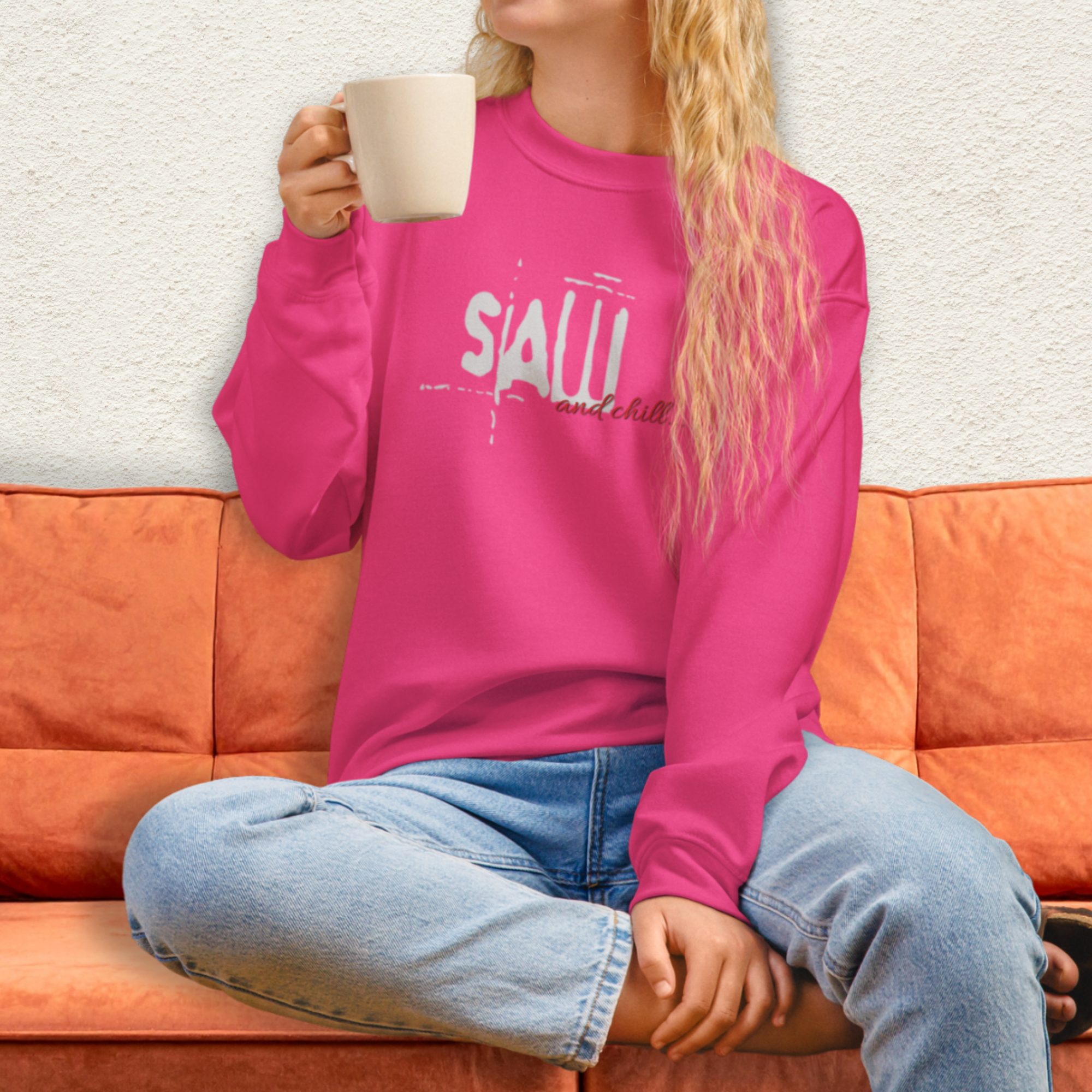 Saw & Chill Crewneck Sweatshirt | Cozy Slasher Loungewear