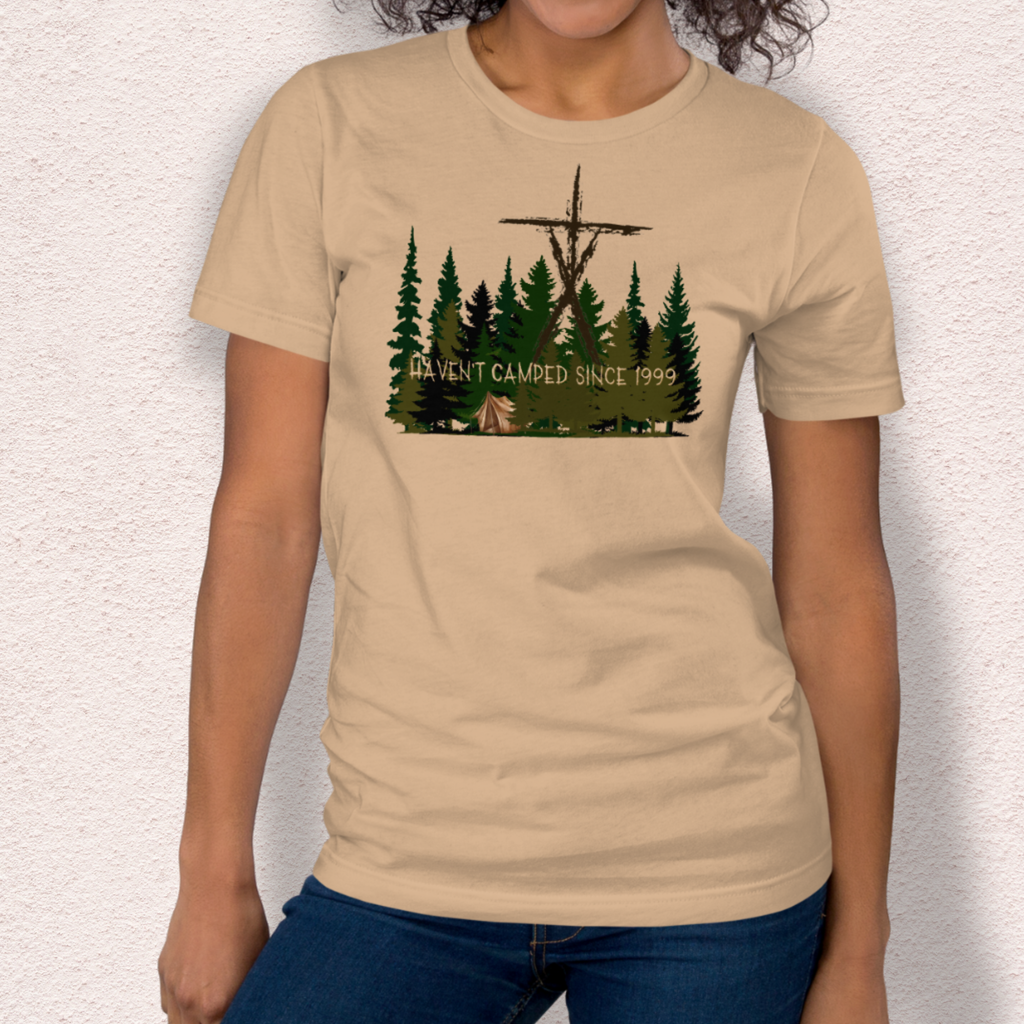 Haven’t Camped Since 1999 Tee | Unisex Funny Horror Camp Graphic Shirt