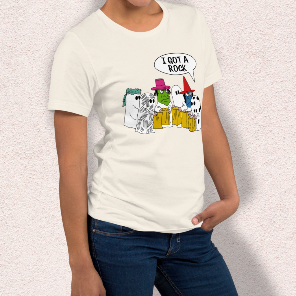I Got a Rock Tee | Unisex Funny Halloween Trick-or-Treat Shirt