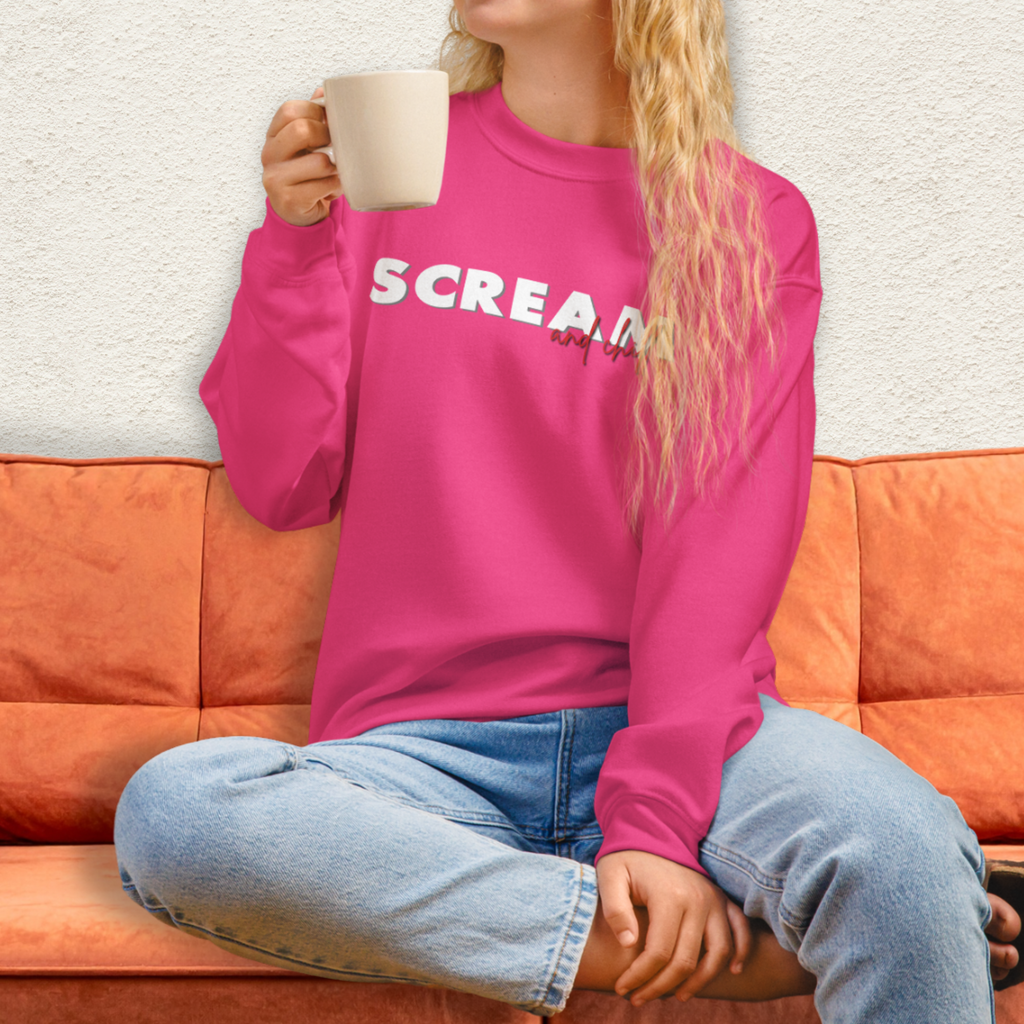 Final Girl and Chill Crewneck Sweatshirt | Cozy Slasher Loungewear