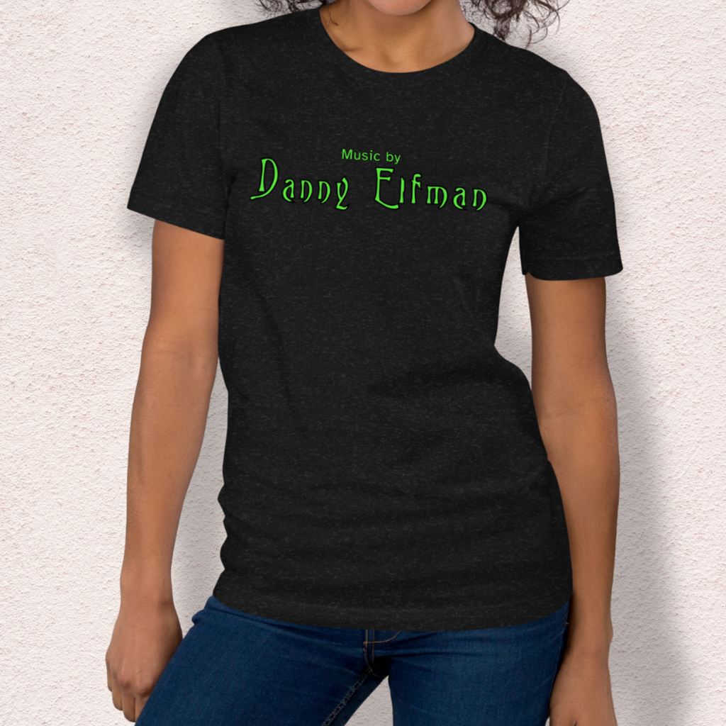 Music by Danny Elfman Tee | Unisex Gothic Film Score Graphic Shirt