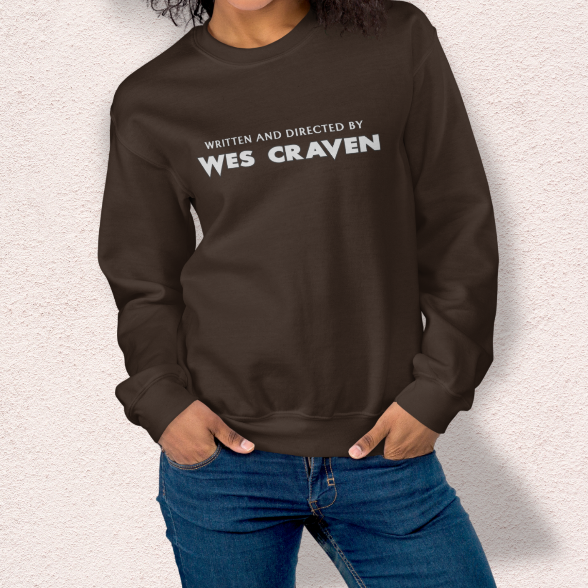 Written & Directed by Wes Craven Sweatshirt | Unisex Horror Film Lover Crewneck