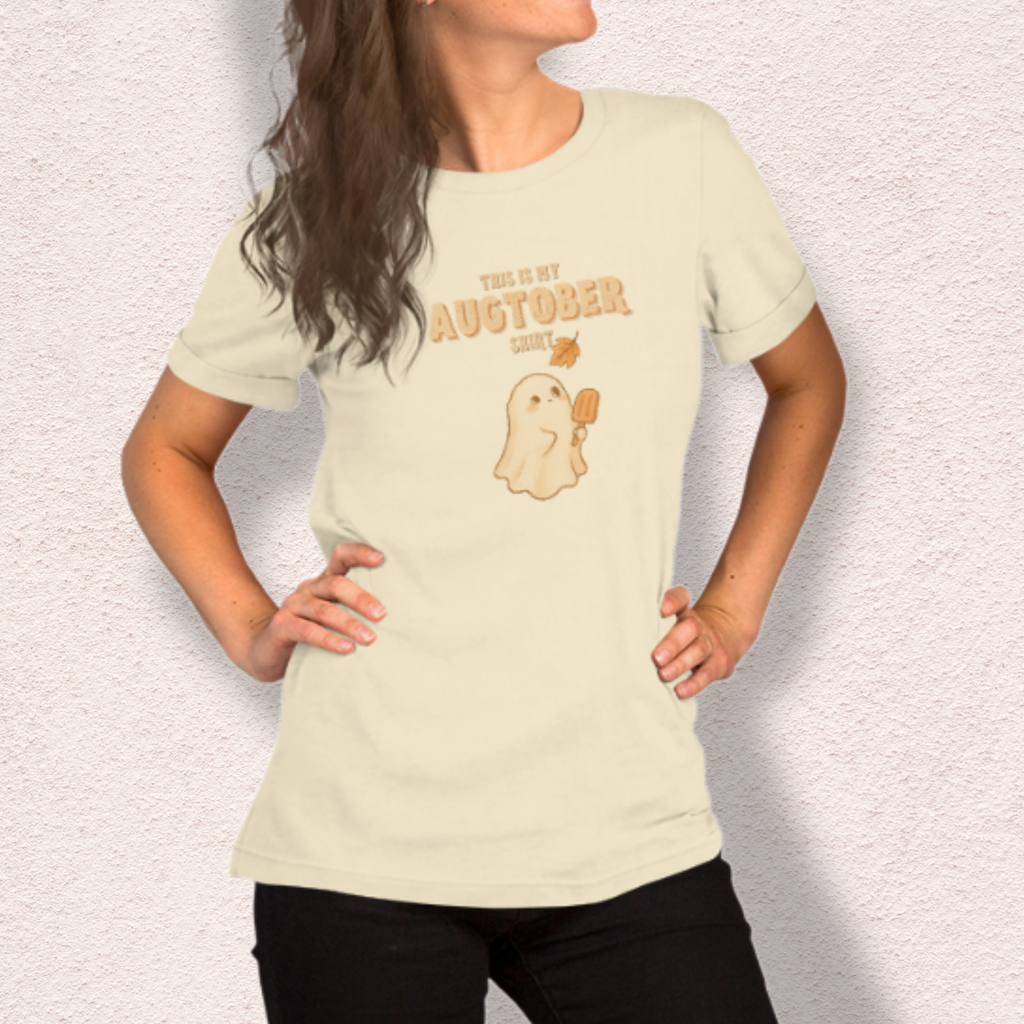 This Is My Augtober Shirt Tee | Unisex Ghost Fall Graphic Shirt