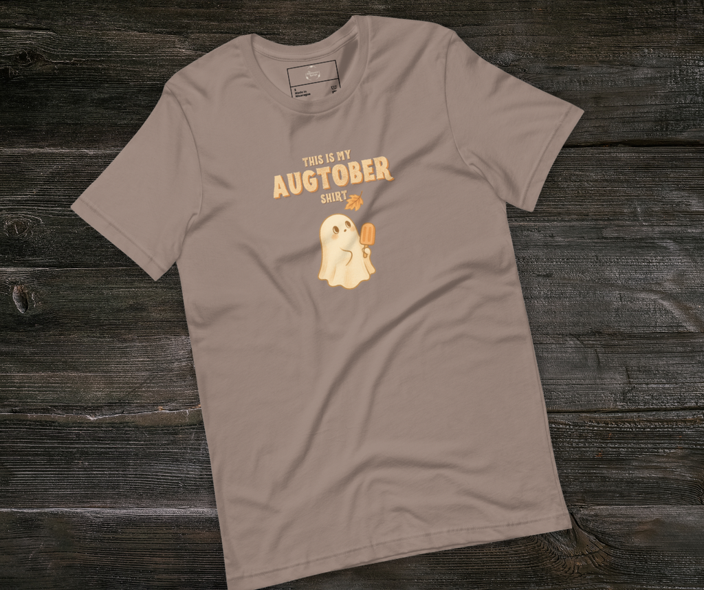 This Is My Augtober Shirt Tee | Unisex Ghost Fall Graphic Shirt